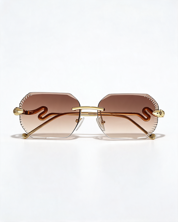 Rimless UV Protective Sunglasses