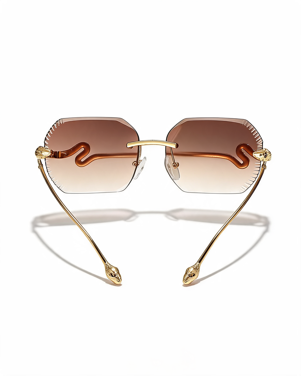 Rimless UV Protective Sunglasses