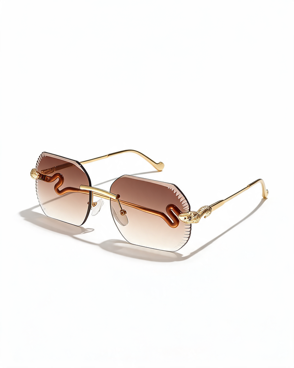 Rimless UV Protective Sunglasses