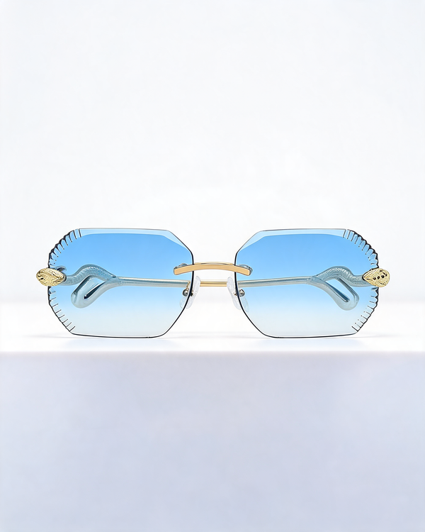 Rimless UV Protective Sunglasses