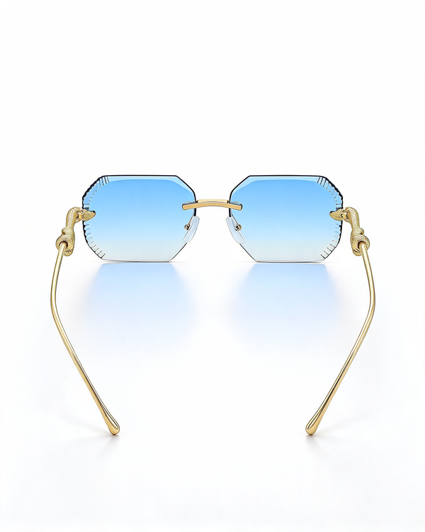 Rimless UV Protective Sunglasses
