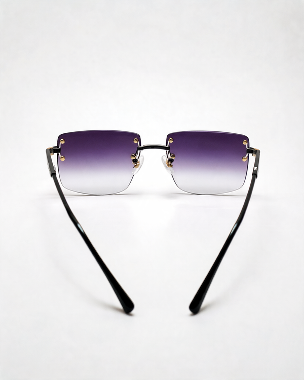Rimless Gradient Tinted Sunglasses