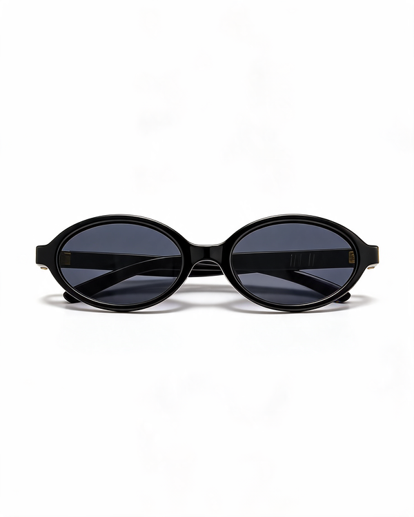 Retro Oval Frame Sunglasses