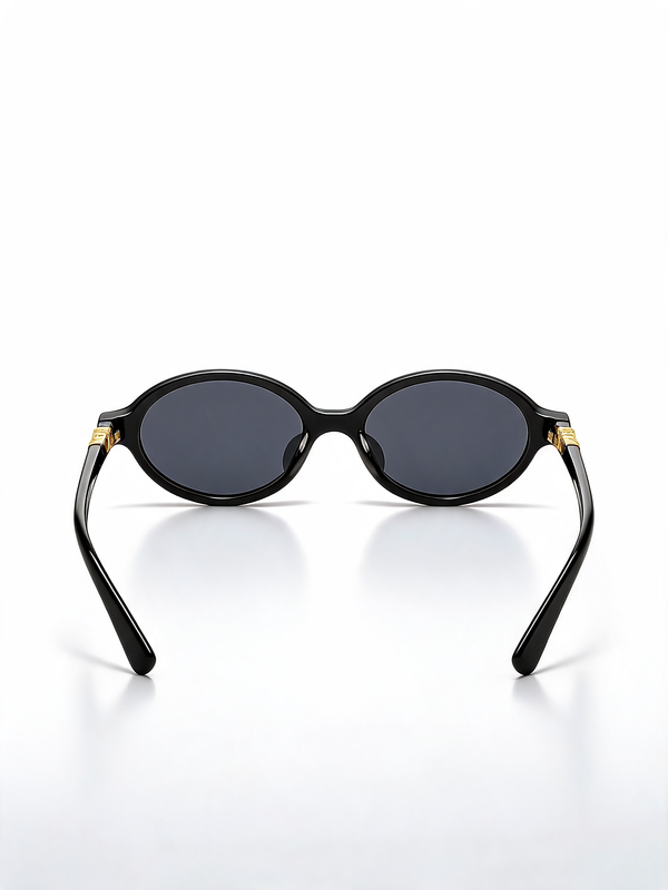 Retro Oval Frame Sunglasses