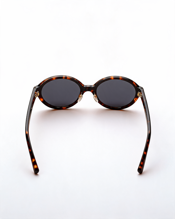 Retro Oval Frame Sunglasses