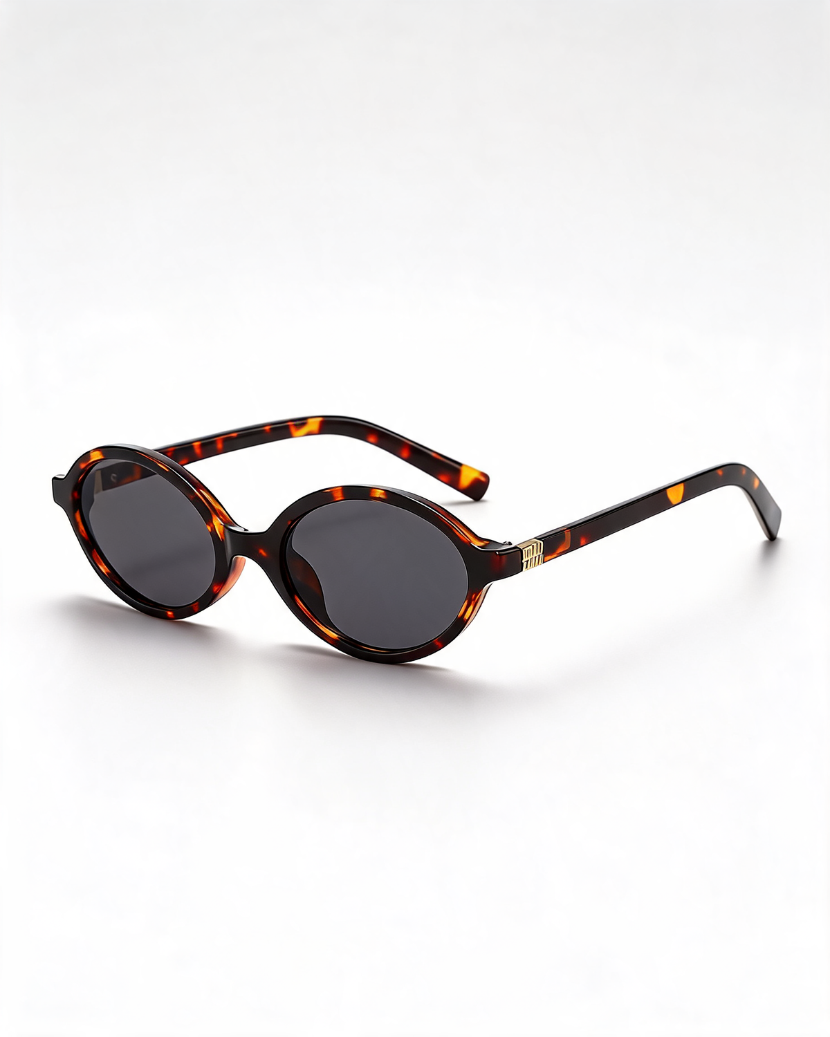 Retro Oval Frame Sunglasses