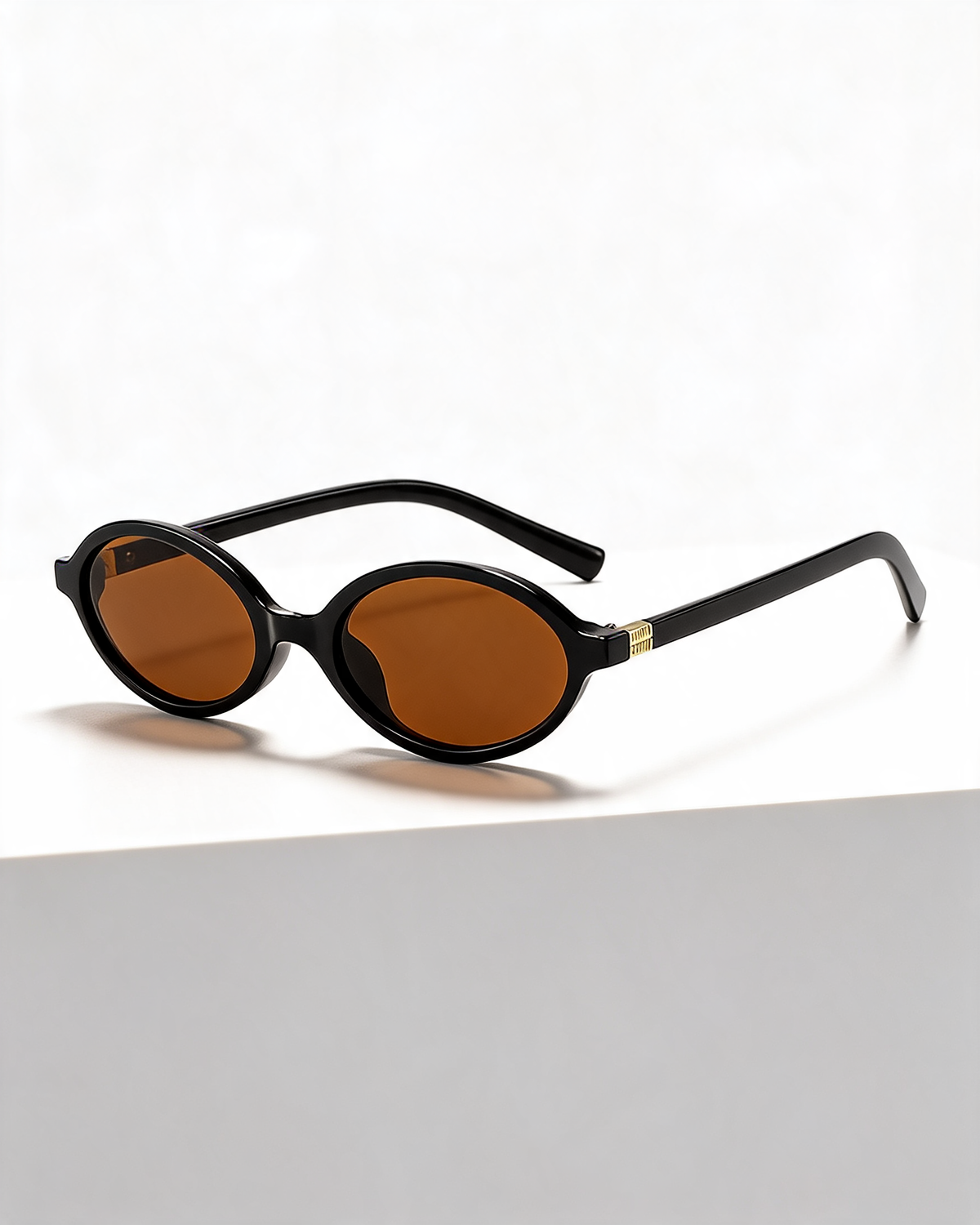 Retro Oval Frame Sunglasses