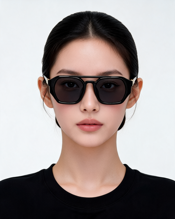 Retro Octagon Frame Sunglasses