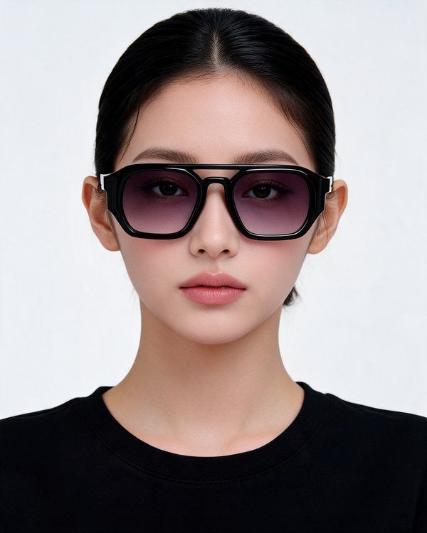 Retro Octagon Frame Sunglasses