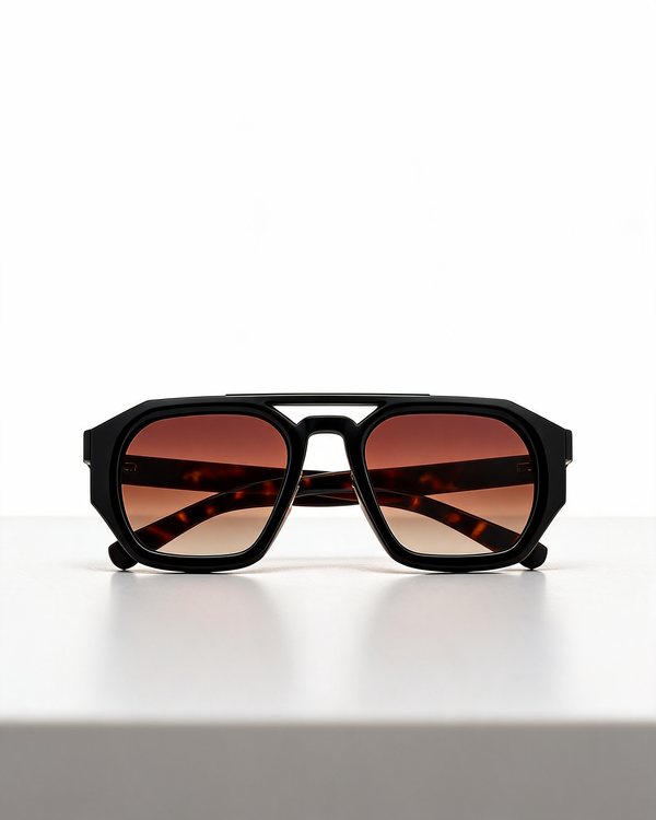Retro Octagon Frame Sunglasses