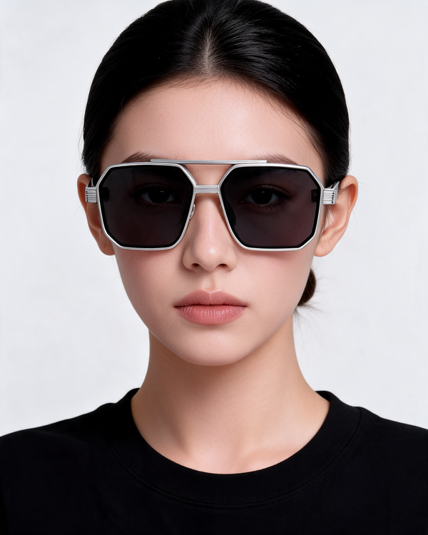 UV Protection Geometric Sunglasses