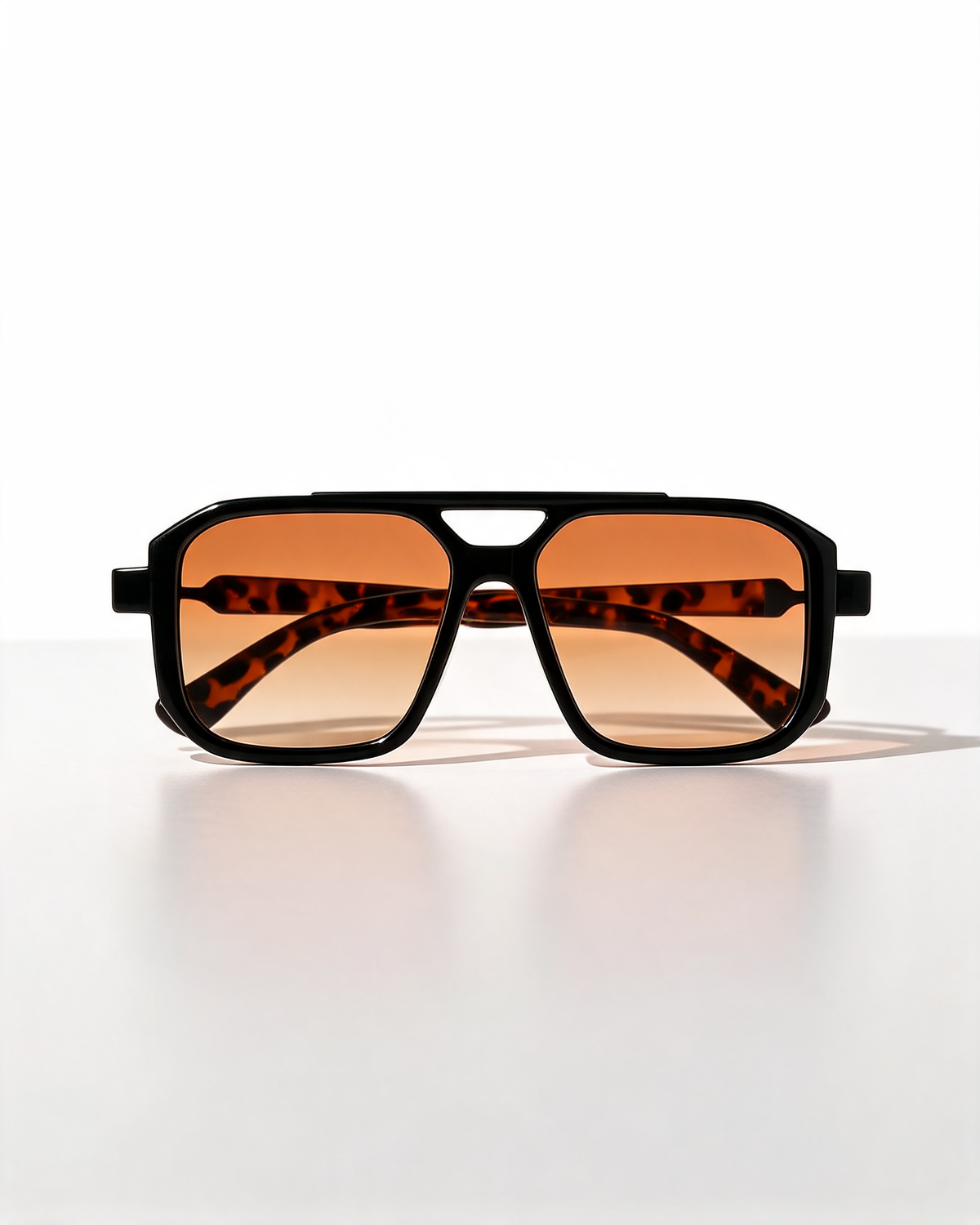 Oversized Square Sunglasses with Gradient Lenses