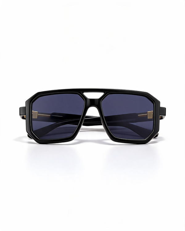 Oversized Square Sunglasses with Gradient Lenses
