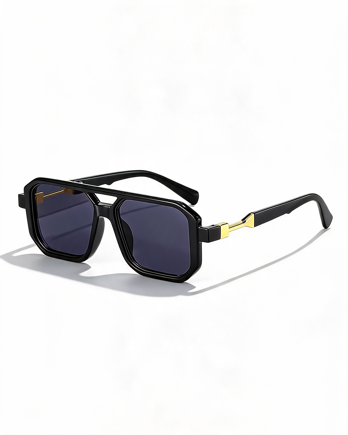 Oversized Square Sunglasses with Gradient Lenses