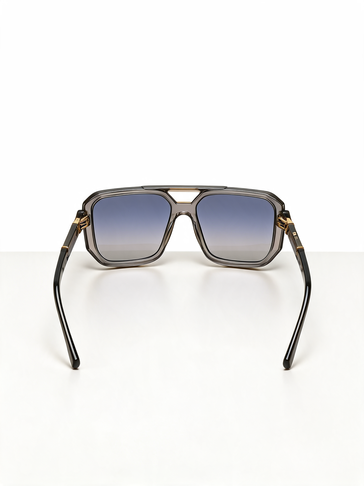 Oversized Square Sunglasses with Gradient Lenses